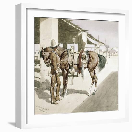 Rural Guard, Mexico-Frederic Sackrider Remington-Framed Giclee Print