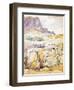 Rural House at the Foot of Mount Solaro, 1842-Giacinto Gigante-Framed Giclee Print