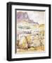 Rural House at the Foot of Mount Solaro, 1842-Giacinto Gigante-Framed Giclee Print