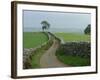 Rural Landscape and Road, Yorkshire, England, United Kingdom, Europe-Woolfitt Adam-Framed Photographic Print