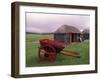 Rural Landscape and Wheelbarrow, Kilmuir, Isle of Skye, Scotland-Gavriel Jecan-Framed Photographic Print