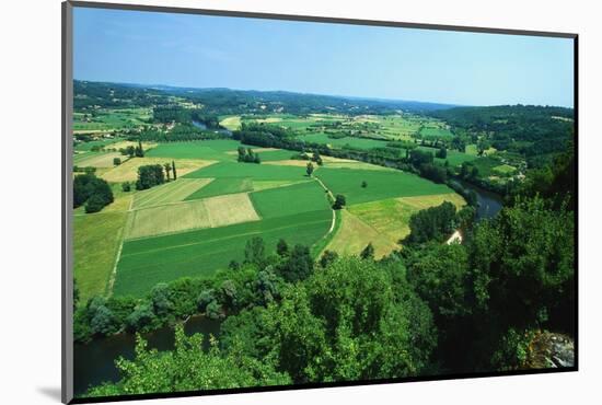 Rural Landscape, Domme, Dordogne, France-Robert Francis-Mounted Photographic Print