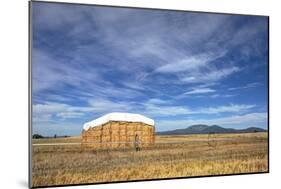 Rural Landscape of Haystack.-gjphotography-Mounted Photographic Print