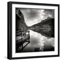 Rural Landscape with Lake-Craig Roberts-Framed Photographic Print