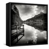 Rural Landscape with Lake-Craig Roberts-Framed Stretched Canvas