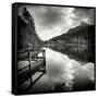 Rural Landscape with Lake-Craig Roberts-Framed Stretched Canvas