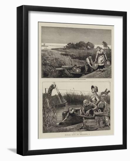 Rural Life in Holland, I-null-Framed Giclee Print