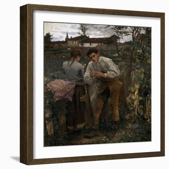 Rural Love, 1882-Jules Bastien-Lepage-Framed Giclee Print