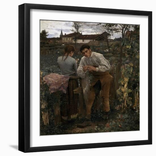 Rural Love, 1882-Jules Bastien-Lepage-Framed Giclee Print