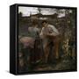 Rural Love, 1882-Jules Bastien-Lepage-Framed Stretched Canvas