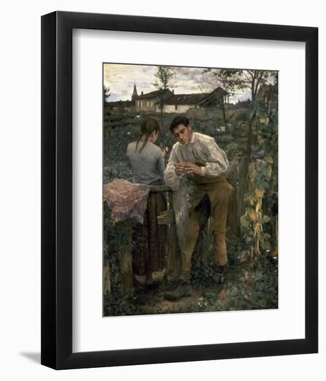 Rural Love-Jules Bastien-Lepage-Framed Art Print