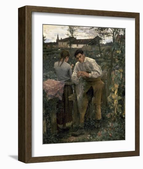 Rural Love-Jules Bastien-Lepage-Framed Art Print