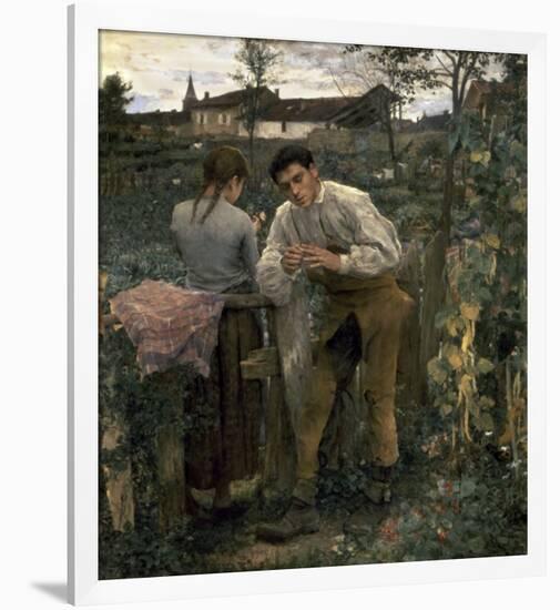 Rural Love-Jules Bastien-Lepage-Framed Art Print