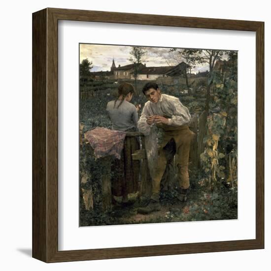 Rural Love-Jules Bastien-Lepage-Framed Art Print