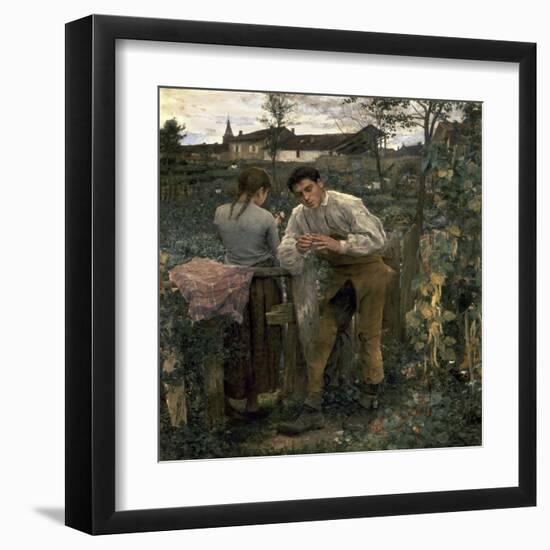 Rural Love-Jules Bastien-Lepage-Framed Art Print