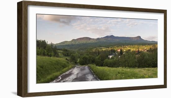 Rural Maramures Landscape at Sunrise, Breb (Brebre), Maramures, Romania, Europe-Matthew Williams-Ellis-Framed Photographic Print