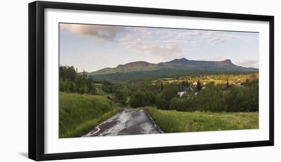 Rural Maramures Landscape at Sunrise, Breb (Brebre), Maramures, Romania, Europe-Matthew Williams-Ellis-Framed Photographic Print