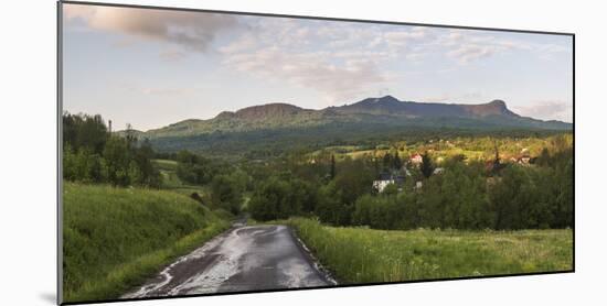 Rural Maramures Landscape at Sunrise, Breb (Brebre), Maramures, Romania, Europe-Matthew Williams-Ellis-Mounted Photographic Print