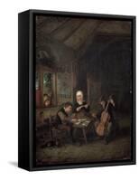Rural Musicians, 1645-Adriaen Van Ostade-Framed Stretched Canvas