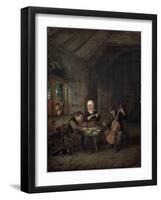 Rural Musicians, 1645-Adriaen Van Ostade-Framed Giclee Print