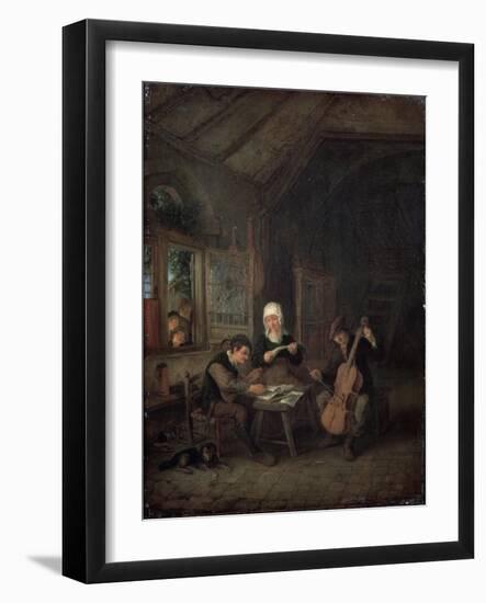 Rural Musicians, 1645-Adriaen Van Ostade-Framed Giclee Print