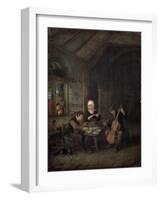 Rural Musicians, 1645-Adriaen Van Ostade-Framed Giclee Print