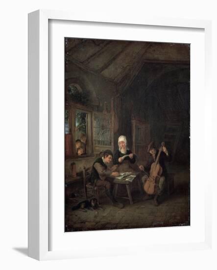 Rural Musicians, 1645-Adriaen Van Ostade-Framed Giclee Print