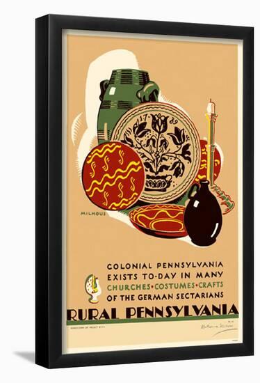 Rural Pennsylvania-null-Framed Poster