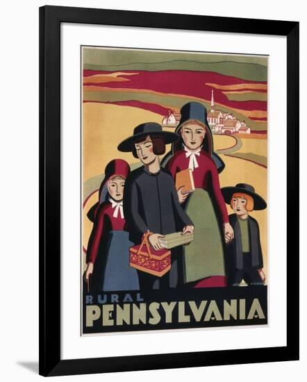 Rural Pennsylvania-null-Framed Giclee Print