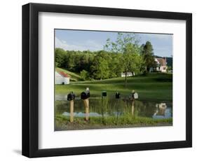 Rural Postboxes, West Virginia, USA-Ethel Davies-Framed Photographic Print