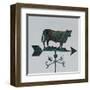 Rural Relic Cow-Arnie Fisk-Framed Art Print