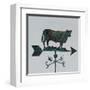 Rural Relic Cow-Arnie Fisk-Framed Art Print