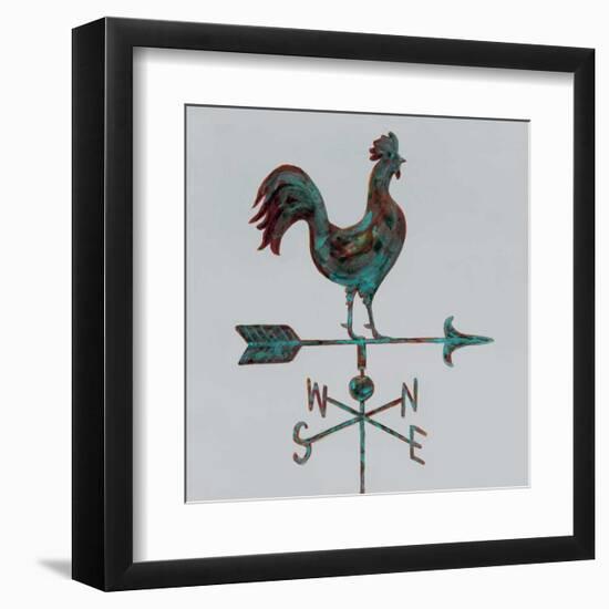 Rural Relic Rooster-Arnie Fisk-Framed Art Print