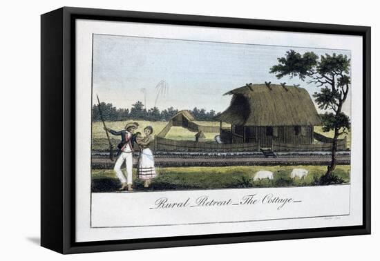 Rural Retreat, the Cottage, 1813-John Gabriel Stedman-Framed Stretched Canvas