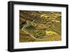 Rural Road and Yellow Landscape-Jon Hicks-Framed Photographic Print