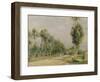 Rural Road Near Louvecienne, 1895-Pierre-Auguste Renoir-Framed Giclee Print