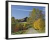 Rural Road Through Bluegrass in Autumn Near Lexington, Kentucky, USA-Adam Jones-Framed Photographic Print