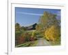 Rural Road Through Bluegrass in Autumn Near Lexington, Kentucky, USA-Adam Jones-Framed Photographic Print