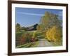 Rural Road Through Bluegrass in Autumn Near Lexington, Kentucky, USA-Adam Jones-Framed Photographic Print