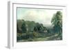 Rural Scene with Two Figures and Abbey-Walter Linsley Meegan-Framed Giclee Print