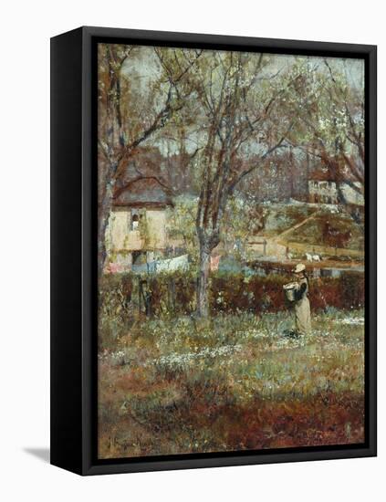 Rural Scene-John William Buxton Knight-Framed Stretched Canvas