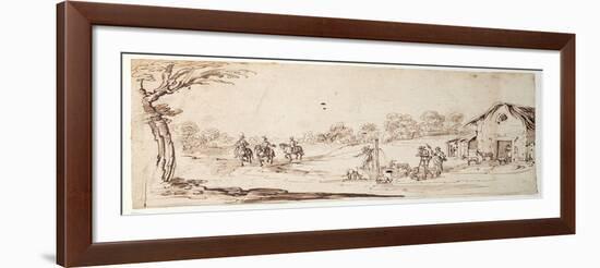 Rural Scene-Johann Wilhelm Baur-Framed Giclee Print