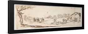 Rural Scene-Johann Wilhelm Baur-Framed Giclee Print