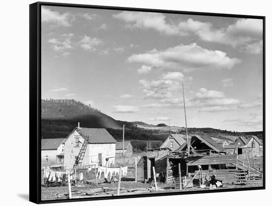 Rural Slum-Jack Delano-Framed Stretched Canvas