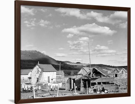 Rural Slum-Jack Delano-Framed Photographic Print