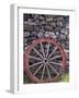 Rural Stone Wall and Wheel, Kilmuir, Isle of Skye, Scotland-Gavriel Jecan-Framed Photographic Print