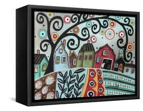 Rural Town 1-Karla Gerard-Framed Stretched Canvas