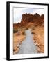 Rural Trail Through Desert-Beathan-Framed Photographic Print