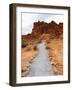 Rural Trail Through Desert-Beathan-Framed Photographic Print