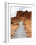 Rural Trail Through Desert-Beathan-Framed Photographic Print